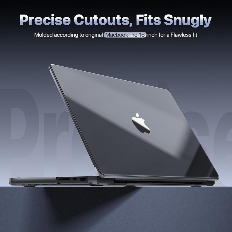 soonjet for MacBook Pro 16 inch Case M4 2024-2021 M3 M2 M1 Pro/Max [100% Ultra Clear] Protective Hard Shell Case Laptop Cover - Crystal Clear - Image 2